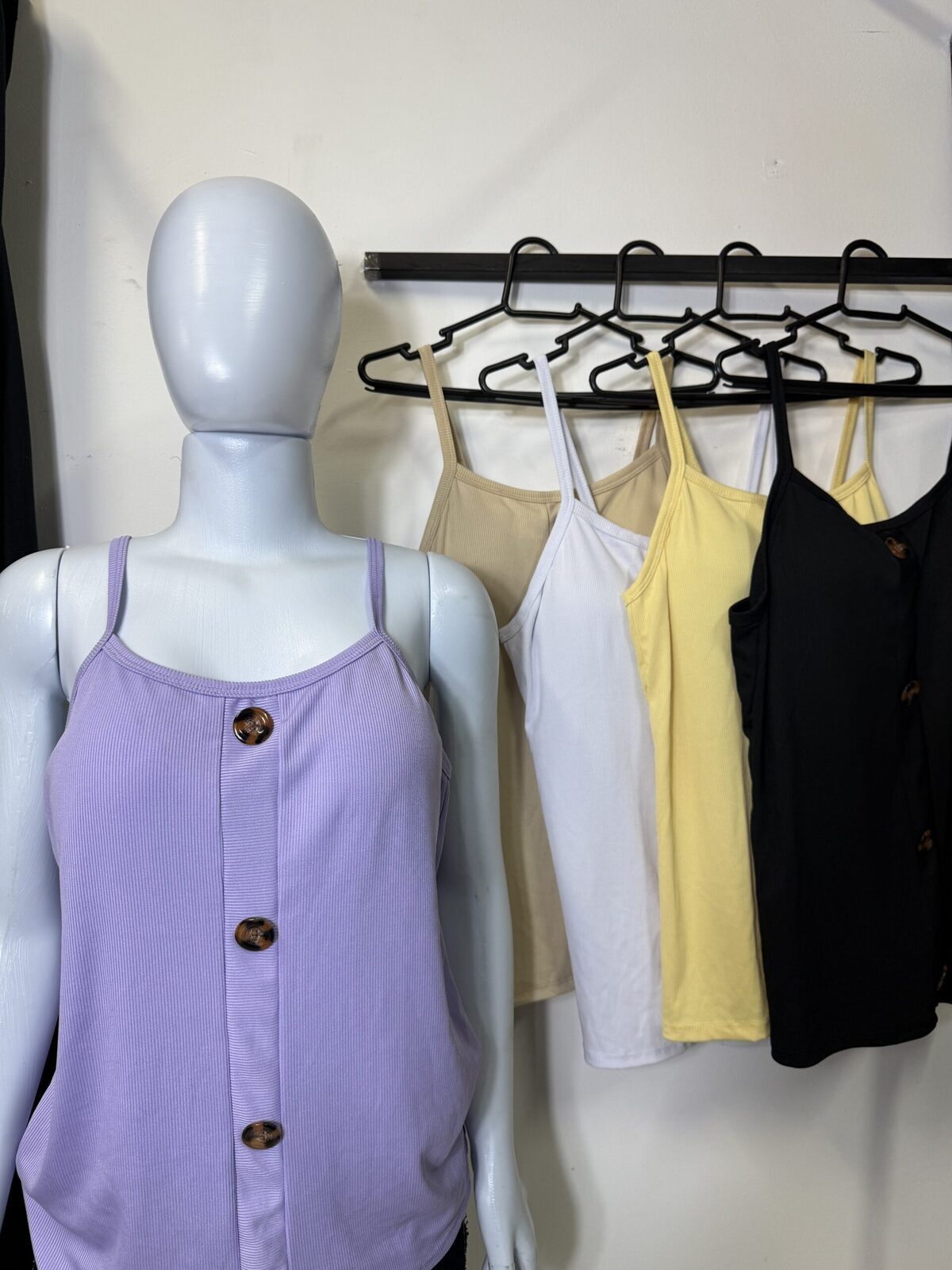 Musculosa de botones
