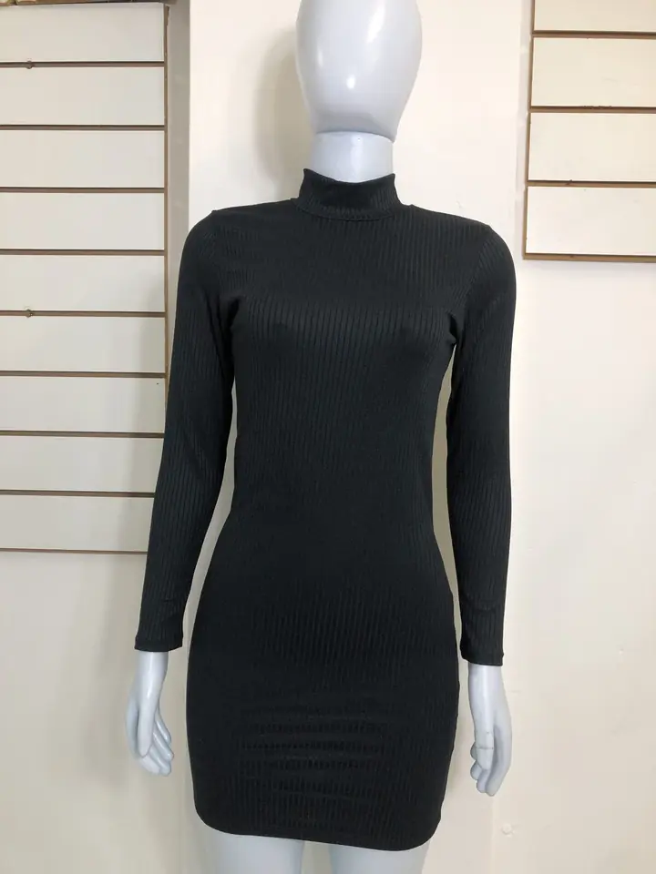Vestido manga larga