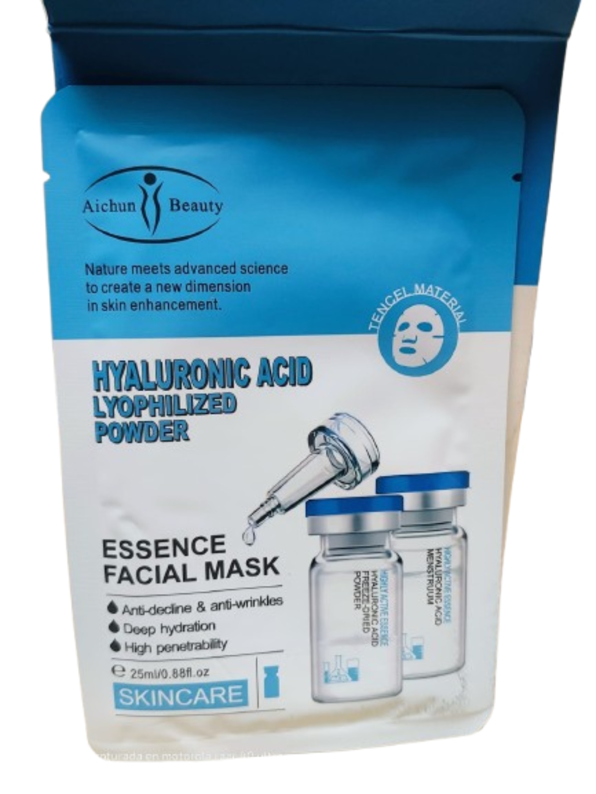 Mascarilla Facial Acido Hialuronico Todo Tipo De Piel