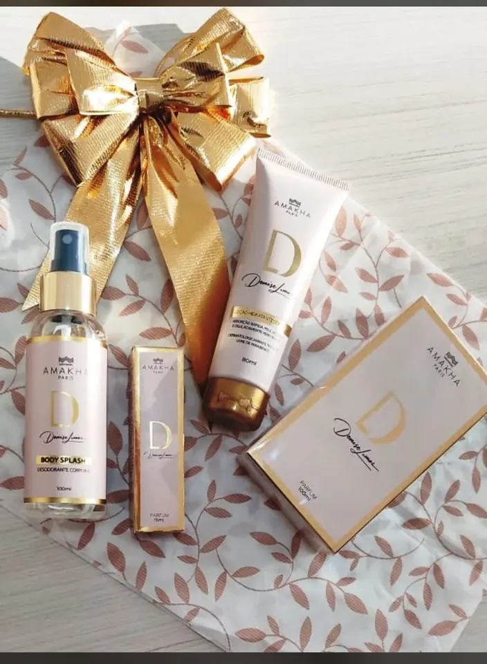 KIT AMAKHA PARIS PERFUME 100ML+PERFUME 15ML+ CREMA HIDRATANTE+BODY SPLASH