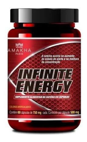 Infinite Energy Amakha Paris Suplemento Alimentar 60 Cápsulas De 500mg