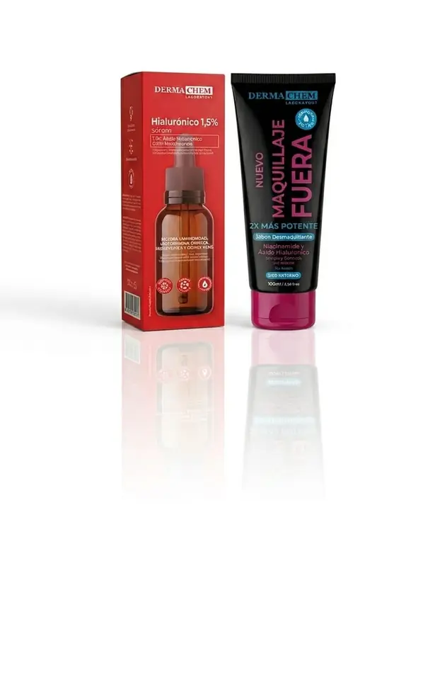 Kit Hidratacion Profunda Y Limpieza Dermachem P/ Rostro