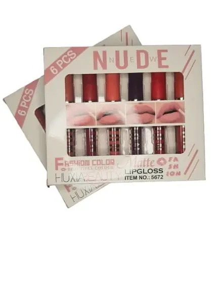 KIT 6 LABIALES MATTE ALTA ADHERENCIA