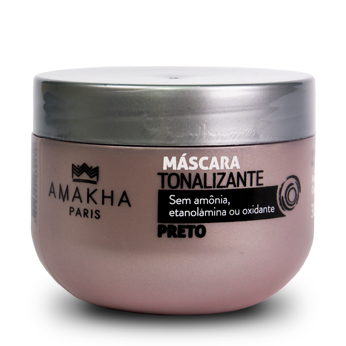 Máscara tonalizante preta amakha paris 300g