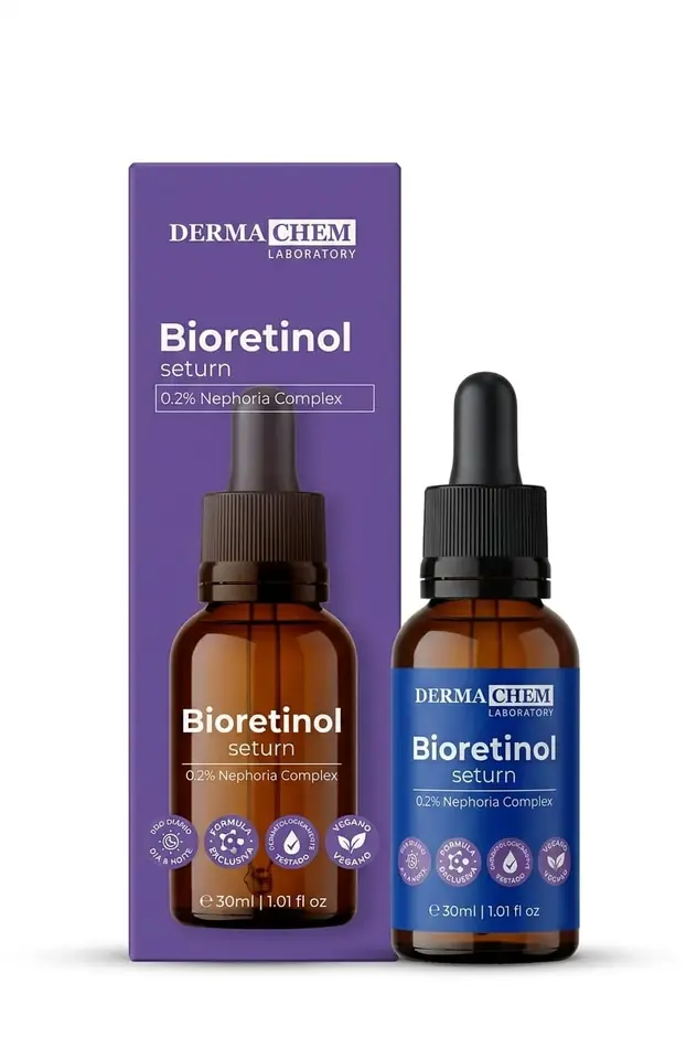 Serum Bioretinol p/ piel madura uso diario 30ml Laboratorio Dermachem