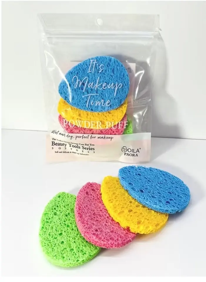 SET 4 ESPONJAS DE LIMPIEZA FACIAL