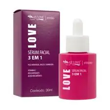Sérum facial 3 en 1 Max Love: vitamina C, rosa mosqueta y ácido hialurónico