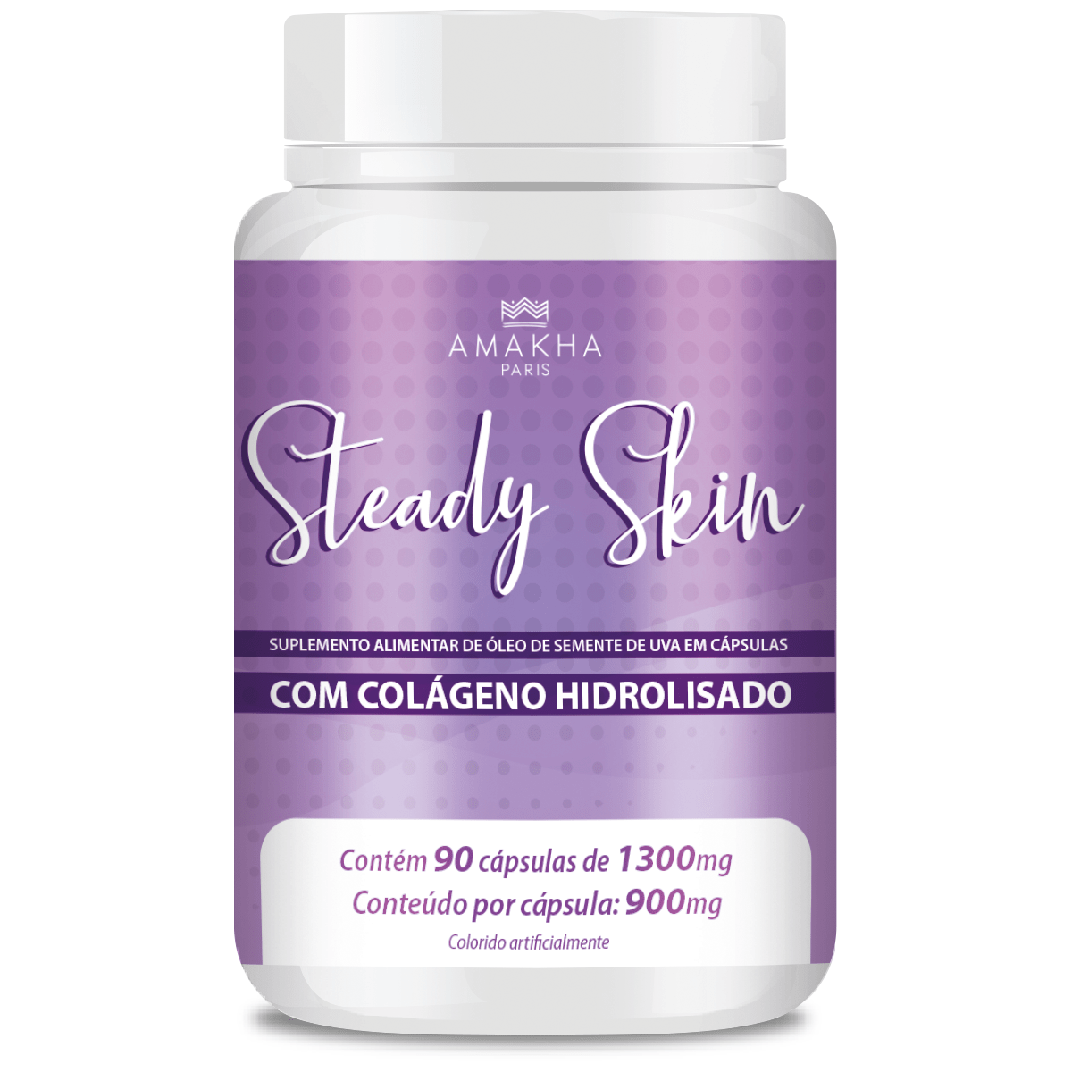 Colágeno hidrolizado Amakha Paris Steady Skin – Complemento alimenticio - 90 cápsulas