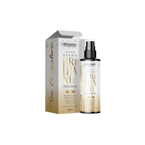 Spray Hidratante Capilar Baño De Brillo Efecto Gloss Rhenuks
