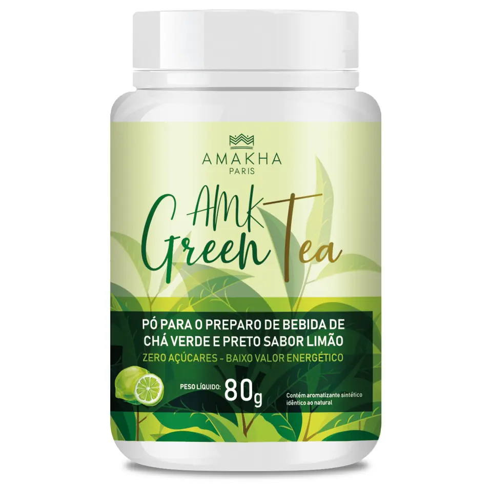 Té Verde Amk – Té Verde y Negro – Sabor Limón 80 g