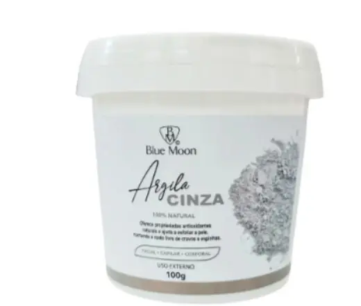 ARCILLA GRIS 100% NATURAL BLUE MOON PARA ROSTRO, CABELLO Y CUERPO