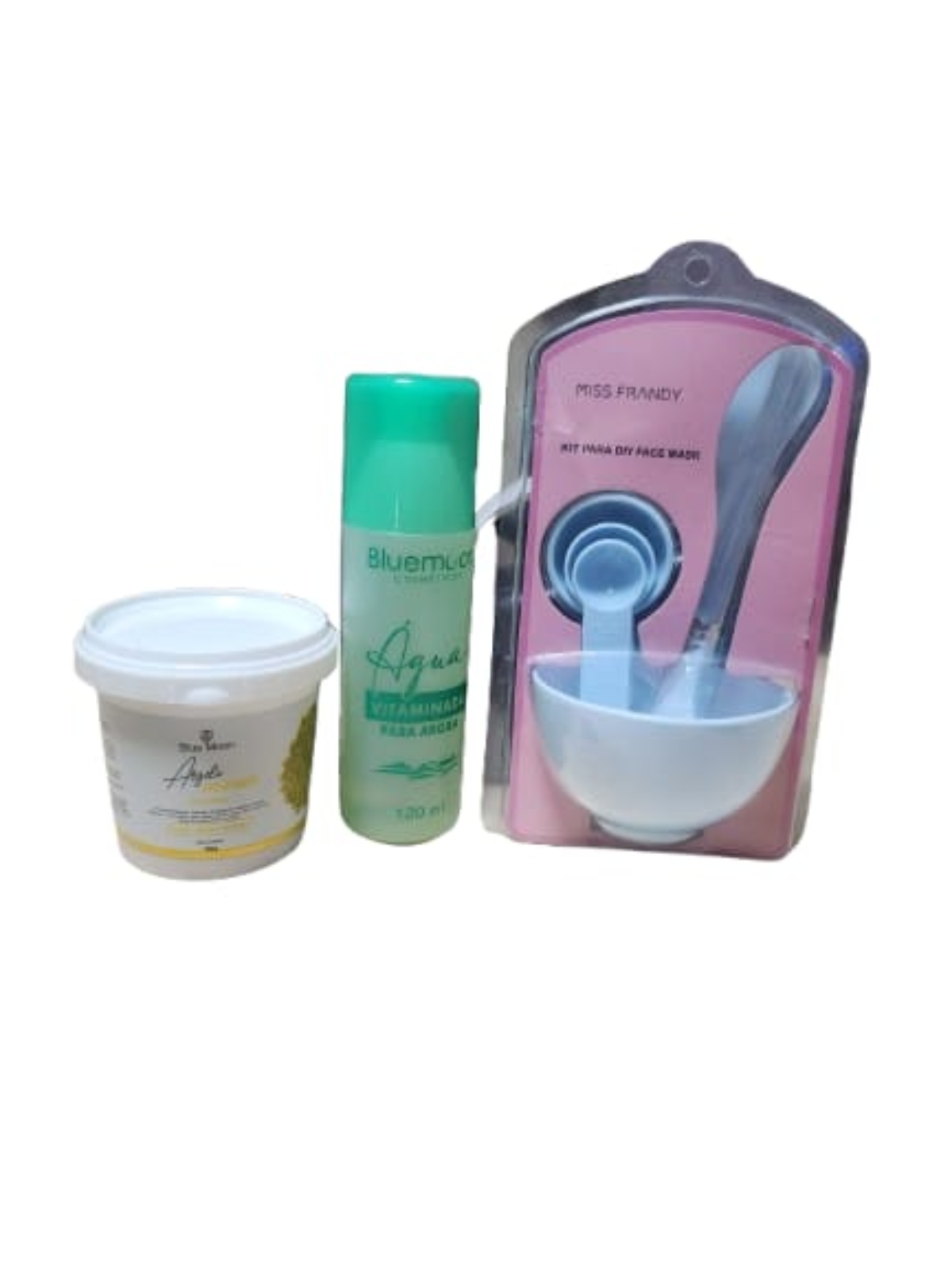KIT PARA SKIN CARE ARCILLA+ AGUA VITAMINADA + ACCESORIOS