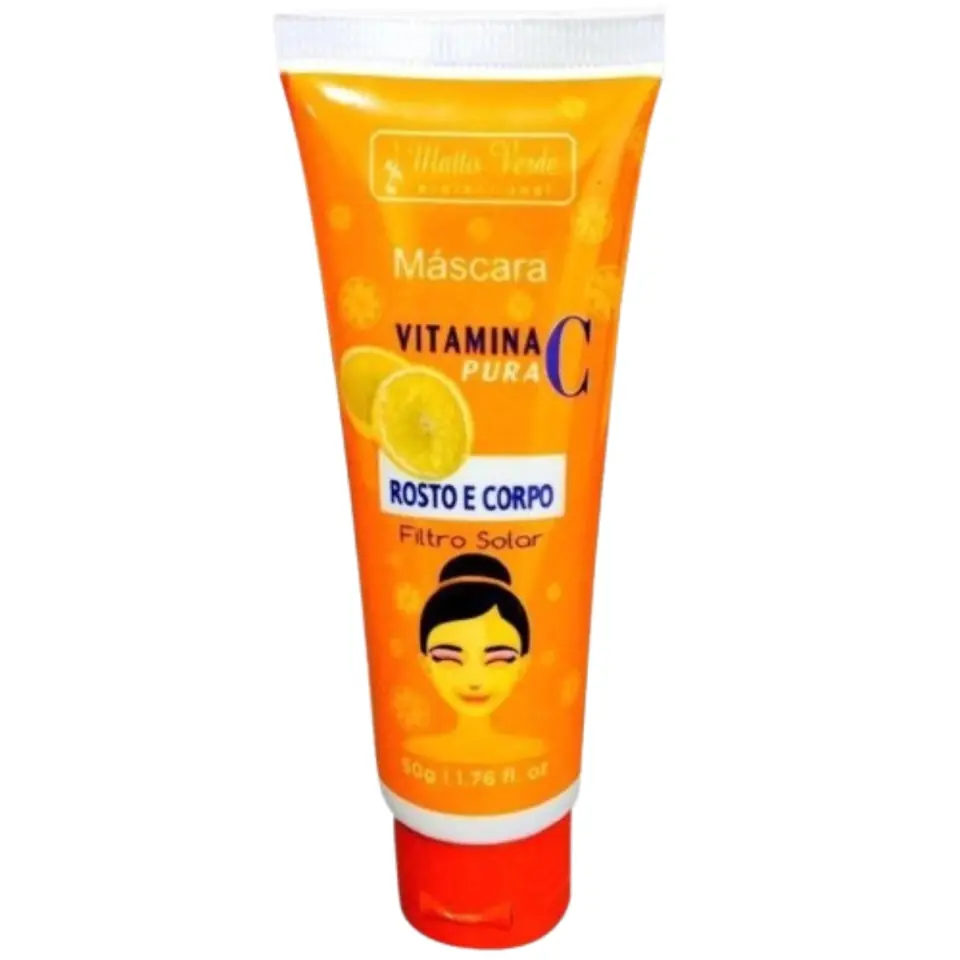 Mascara Facial Con Vitamina C, A, E Y Filtro Solar 50g