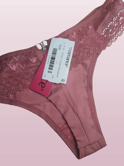Tanga de doble hilo Marquezine talle M rosa viejo