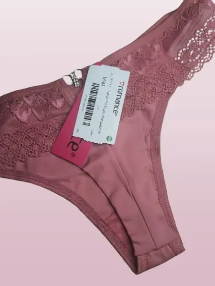 Tanga de doble hilo Marquezine talle M rosa viejo