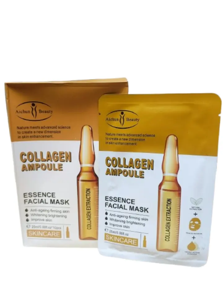 Mascarilla Facial De Colágeno Antiage Antifotoenvejecimiento Todo Tipo De Piel
