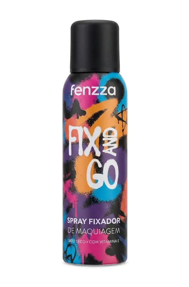Spray Fijador De Maquillaje Fenzza Fix And Go Con Vitamina E
