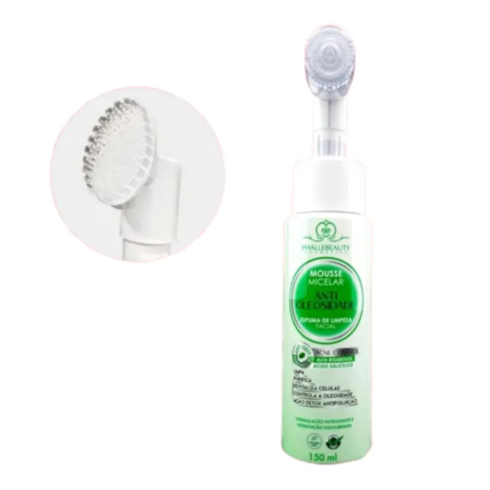 Mousse Micelar Antioleosidad Desmaquillante Con Aplicador