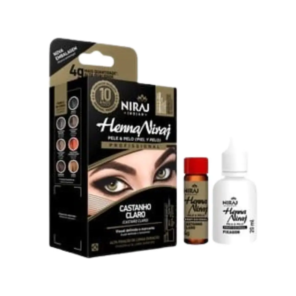 HENNA PARA PERFILADO DE CEJAS 4G + 20ML FIJADO