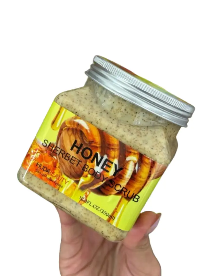 Huda Beauty Exfoliante Corporal Cremoso En Pote Miel