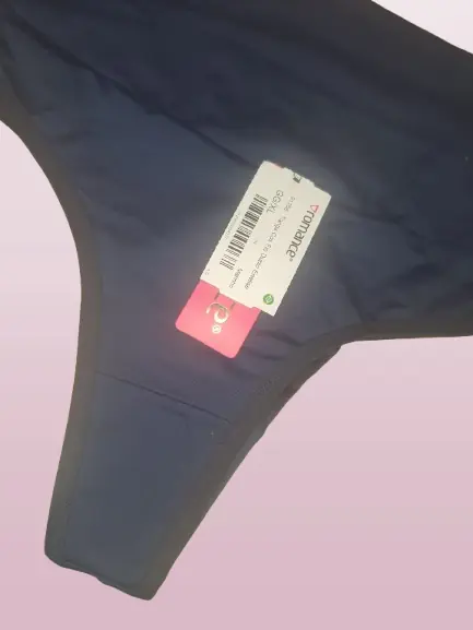 Tanga de doble hilo Enelise con faja talle XL azul marino