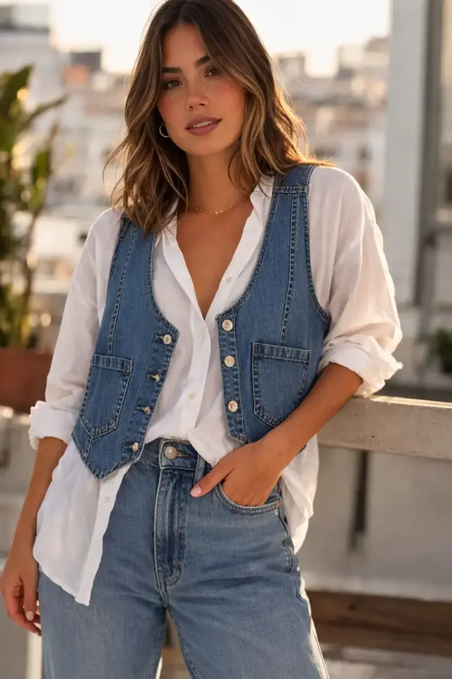Chaleco Denim