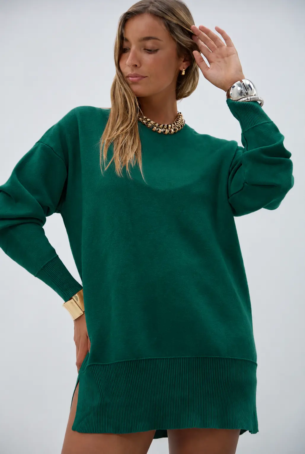 Sweater oversize de punto
