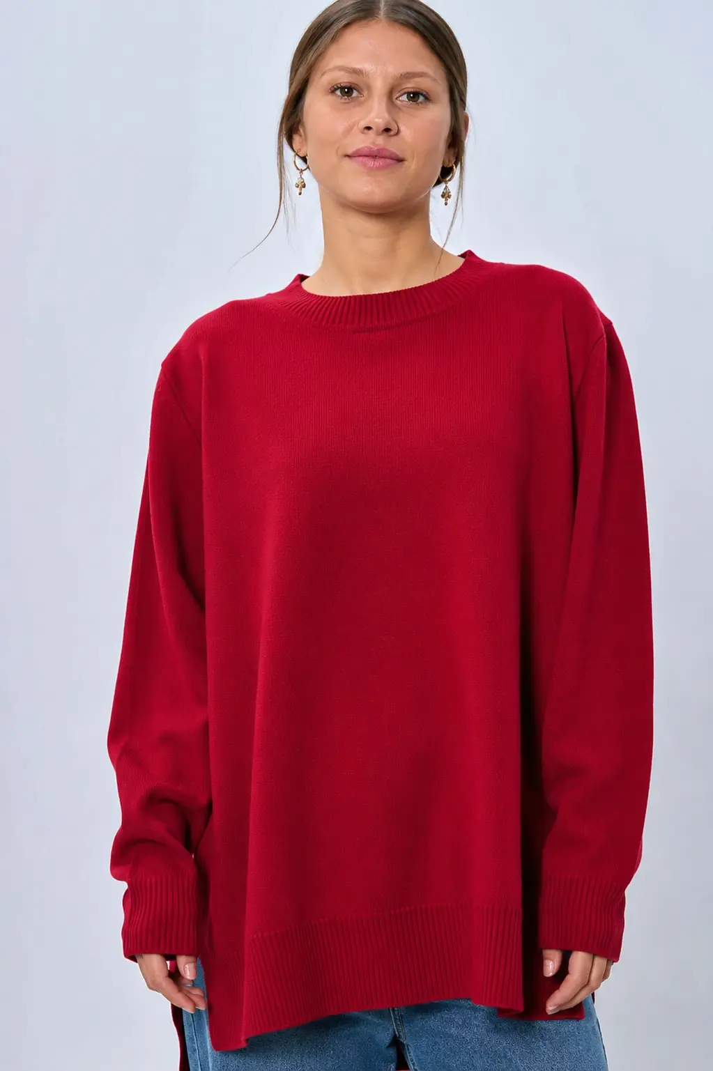 Sweater oversize tejido de punto