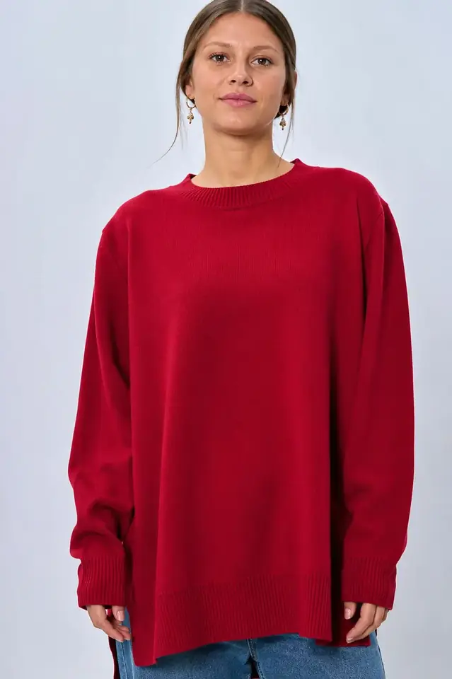 Sweater oversize tejido de punto