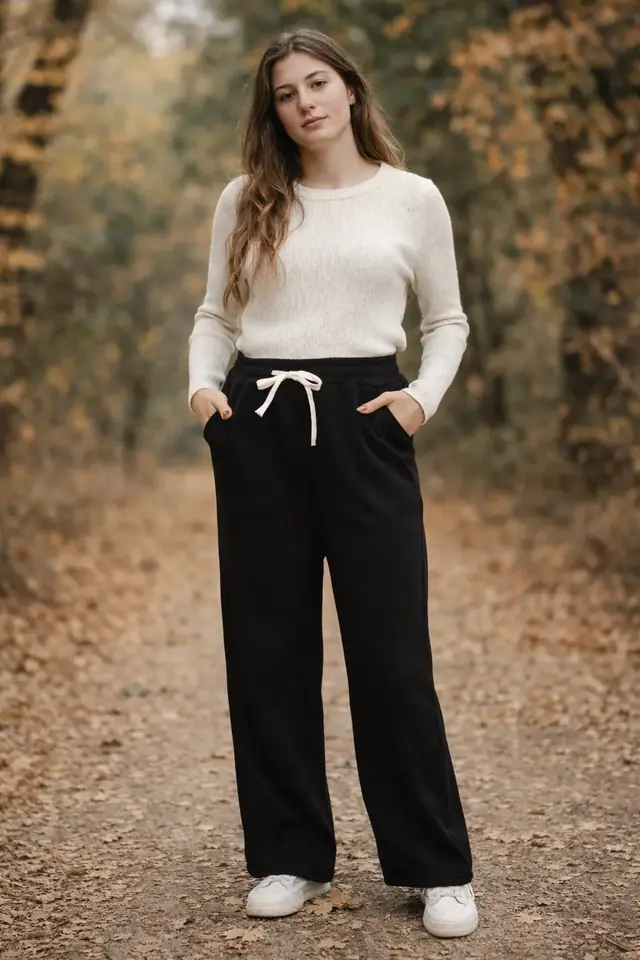 Pantalón deportivo recto