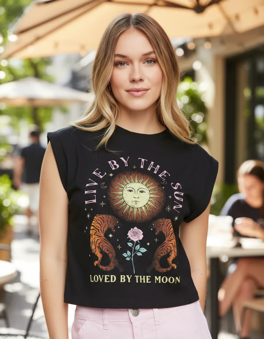 Remera crop