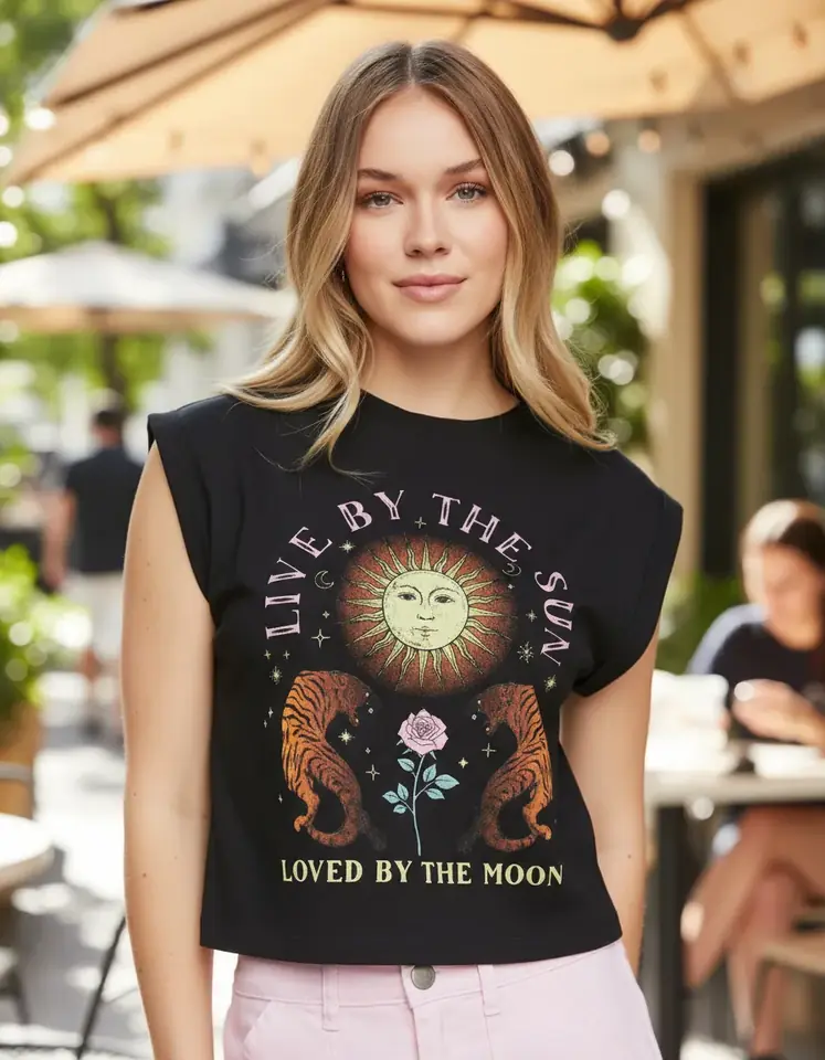 Remera crop