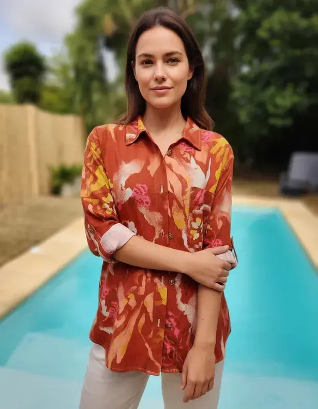 Camisa Lino viscoelástico