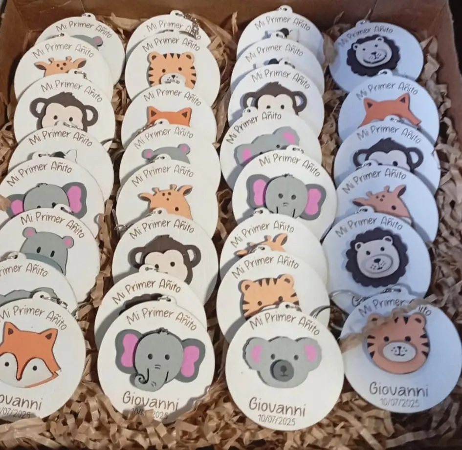 Souvenir llavero o iman Animales de la Selva