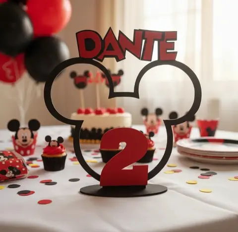 Centro de mesa Mickey