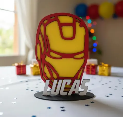 Centro de mesa avengers