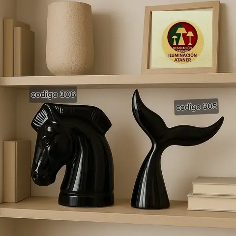 Adorno- cabeza de caballo-cola de sirena