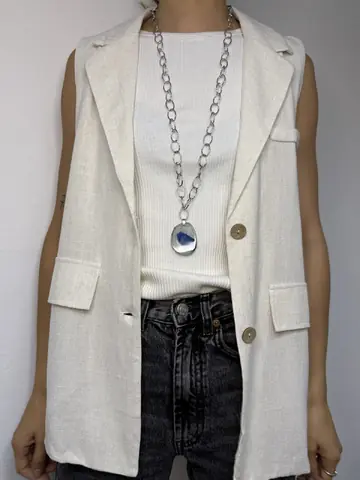 Collar piedra celeste