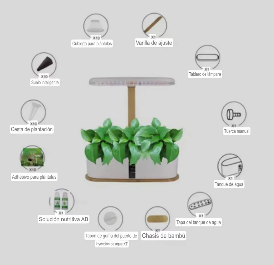 Cultivo hidropónico H-10