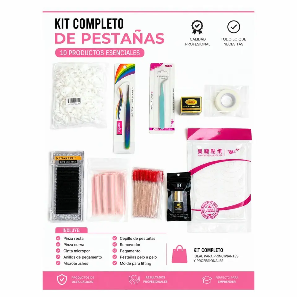 kit completo pestañas inicial