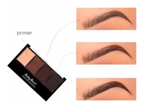 sombra cejas + primer