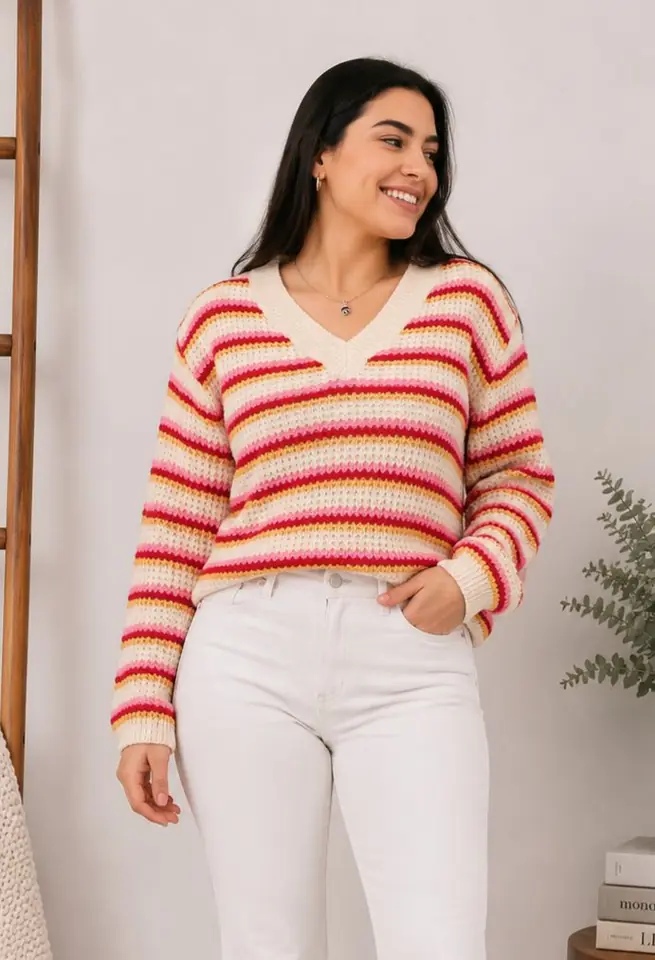 Buzo Colores Escote V