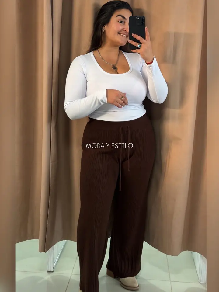 Pantalón Tejido Acanalado