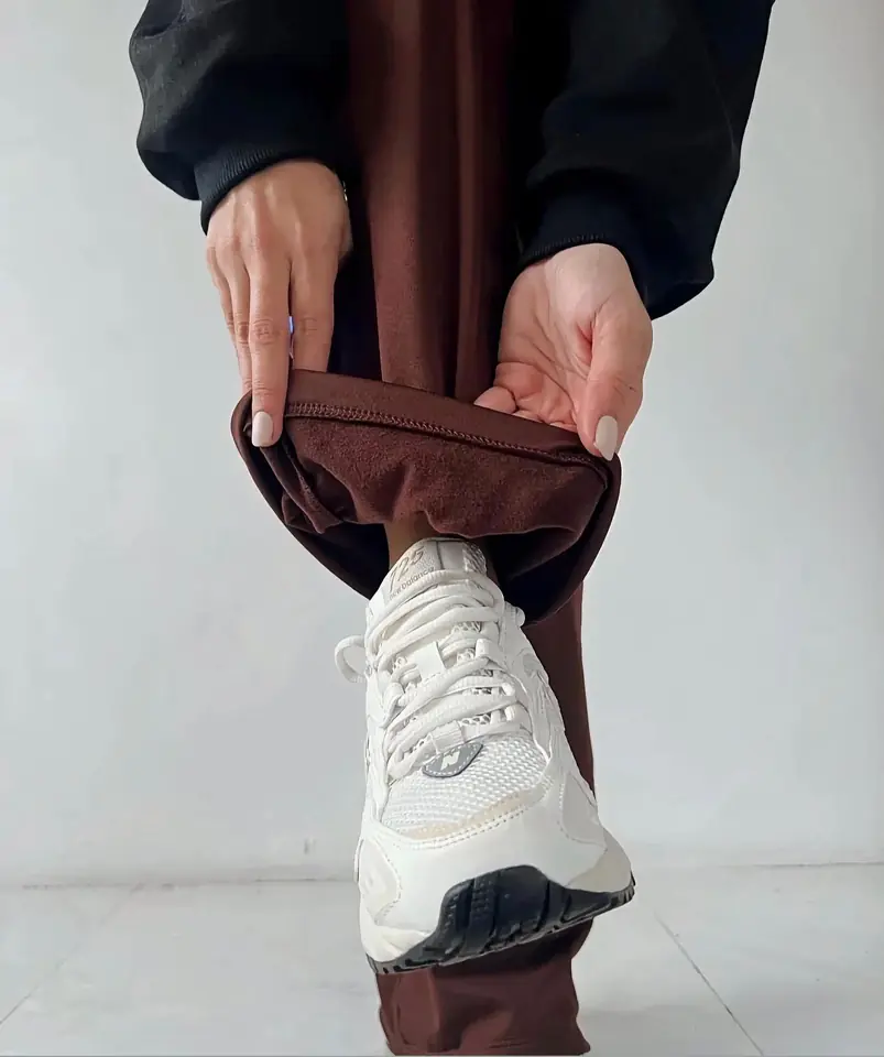 Calza Semi Oxford Felpa