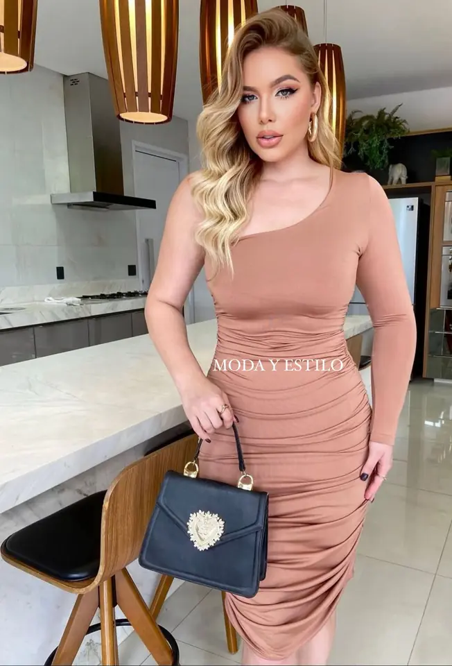 Vestido Una Manga