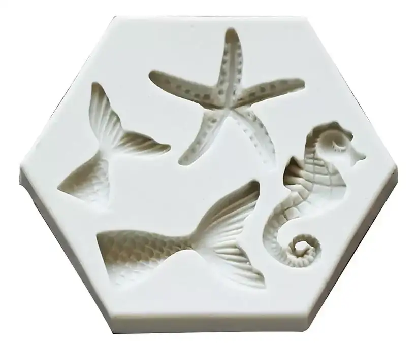 Molde de Silicona Animales Marinos
