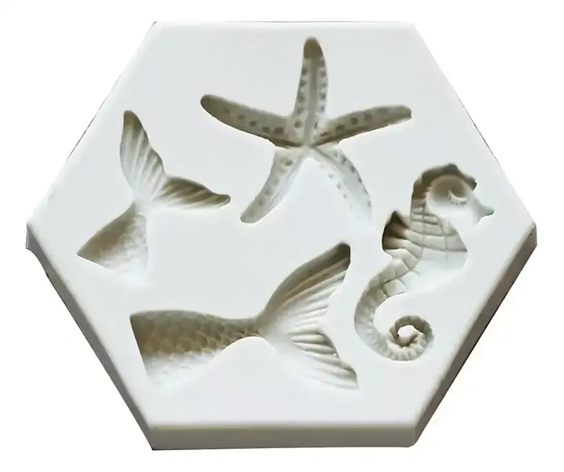 Molde de Silicona Animales Marinos