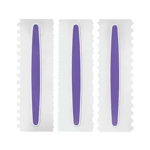 Set de Peines para Tortas x 3