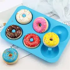 Molde de Silicona Donas x6