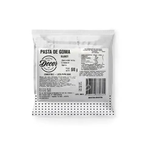 Pasta de Goma Decor 500gr